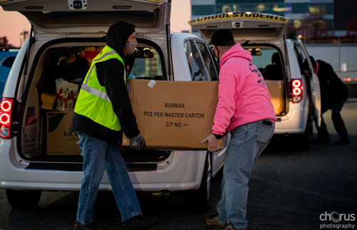 Volunteers helping fight hunger in 2020