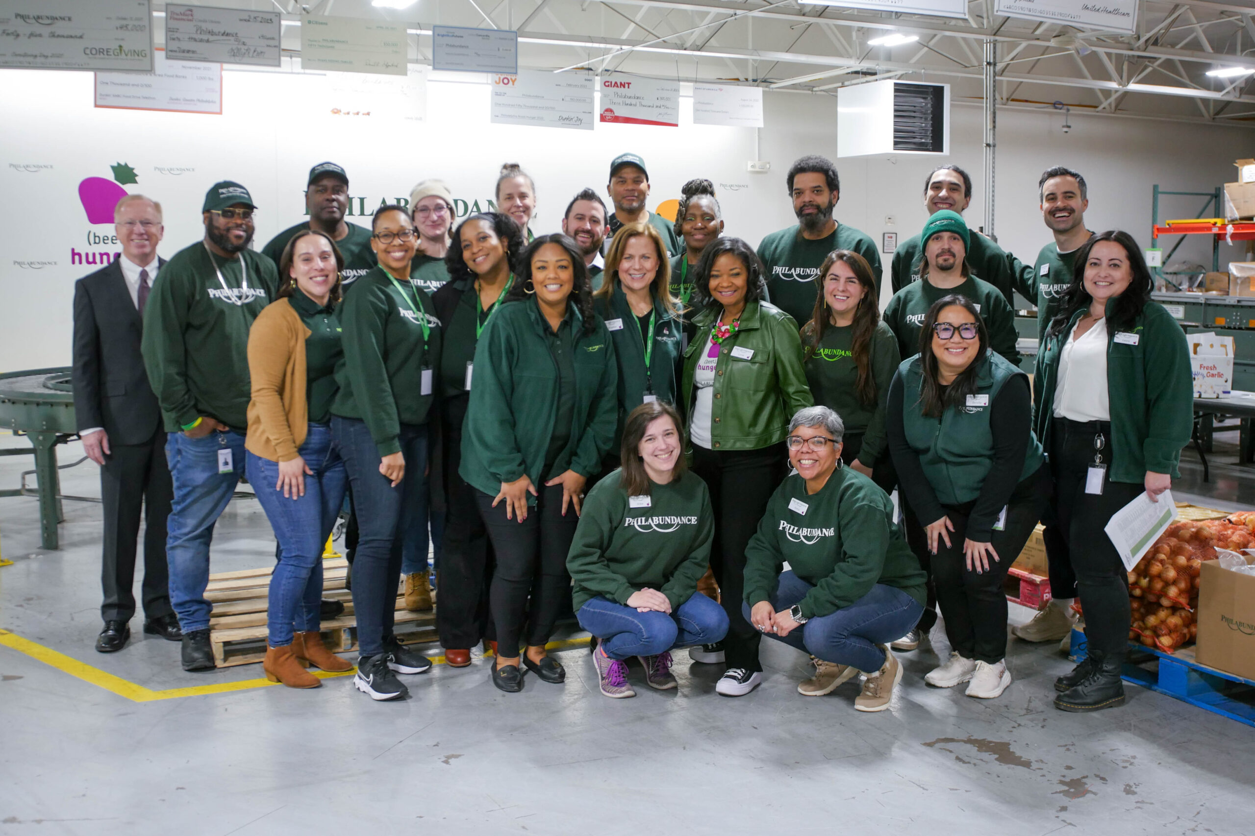 Philabundance team taking a group photo