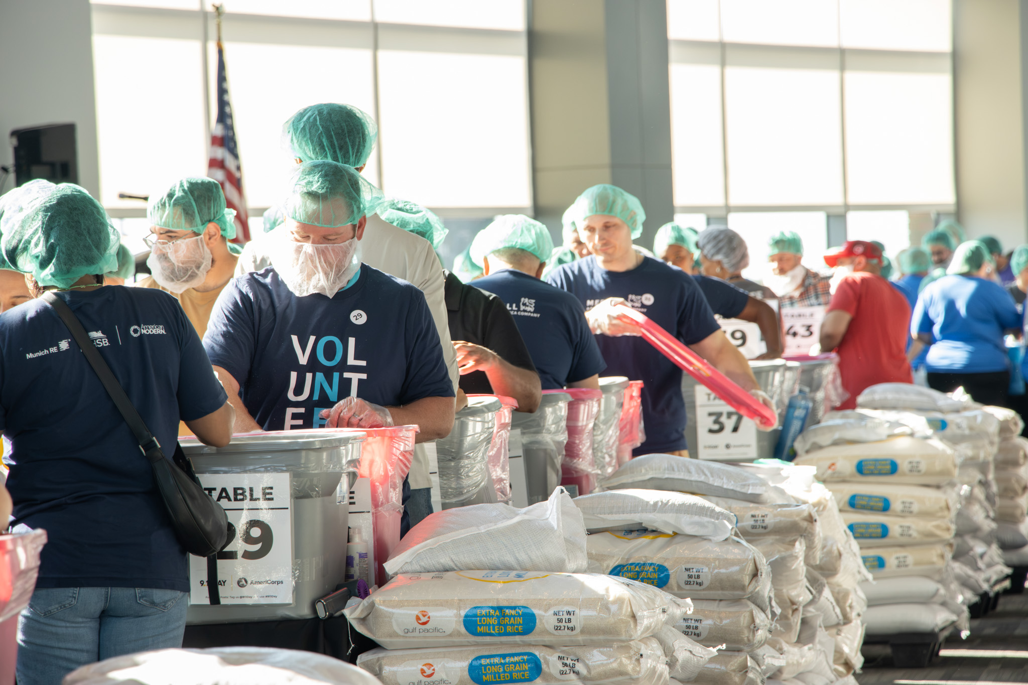 The Eagles, Toyota, and Volunteers Pack 1 Million Meals for Philabundance During 9/11 Day