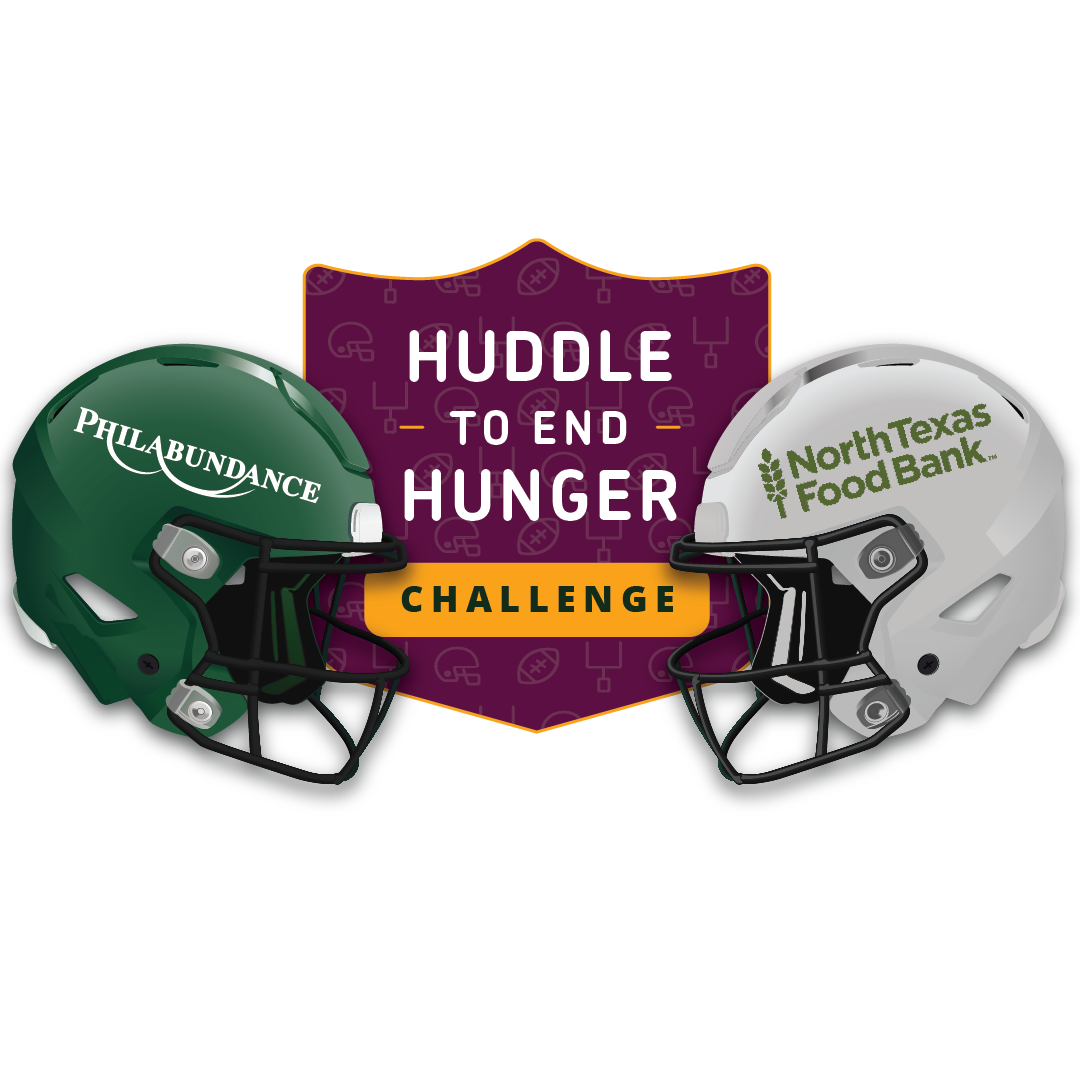 Philabundance and North Texas Food Bank Face Off in “Huddle to End Hunger Challenge”